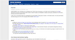 Desktop Screenshot of opendomein.nl